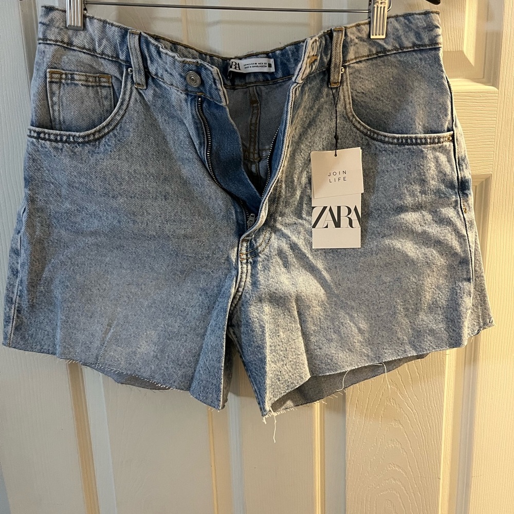 Zara High Rise Dad Short NWT